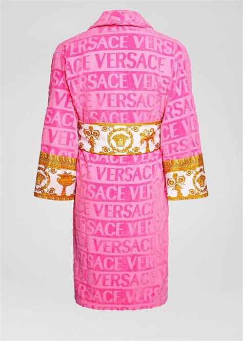 versace night robe|versace robe women's pink.